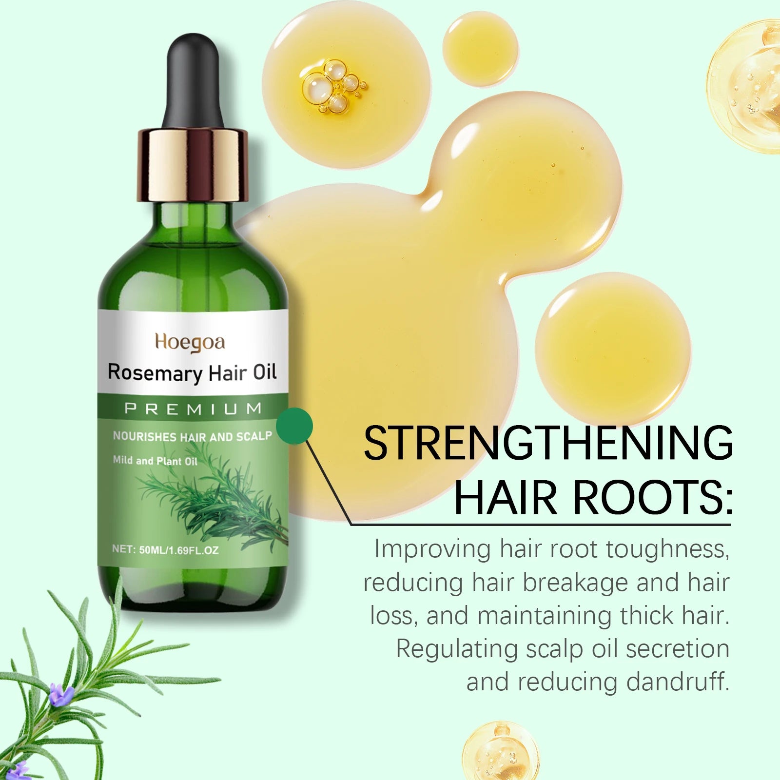 Rosemary Hair Growth Oil for Scalp and Thinning Hair - 11