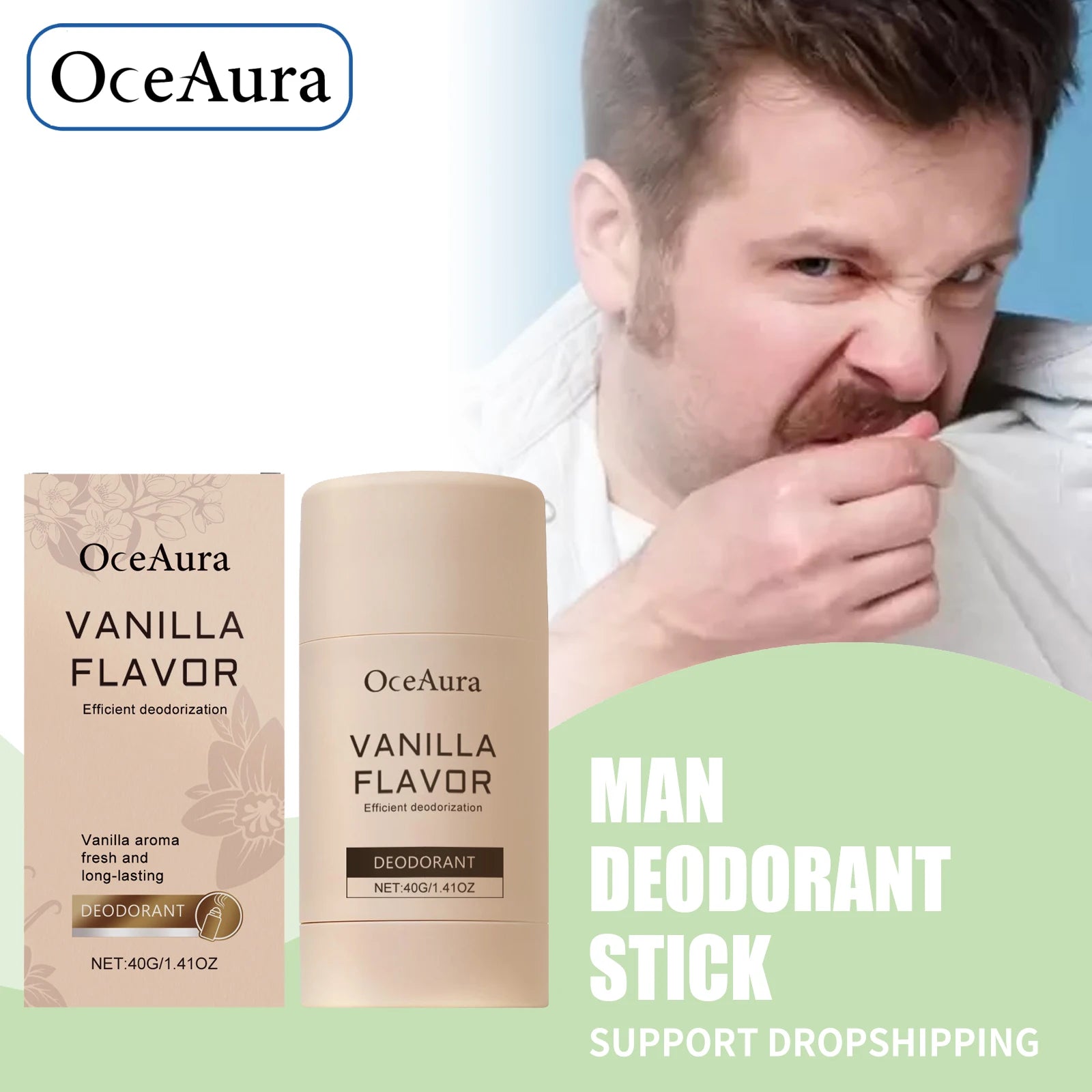 Long-Lasting Vanilla Scent Underarm Deodorant Stick - 1