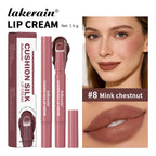 2-in-1 Waterproof Lip Cream and Blush with Cushion Applicator