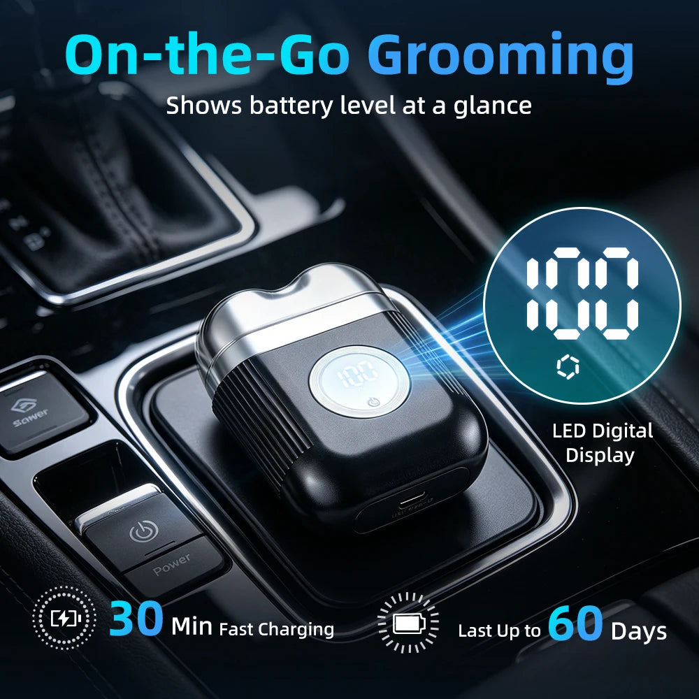 Portable Electric Foil Shaver for Men