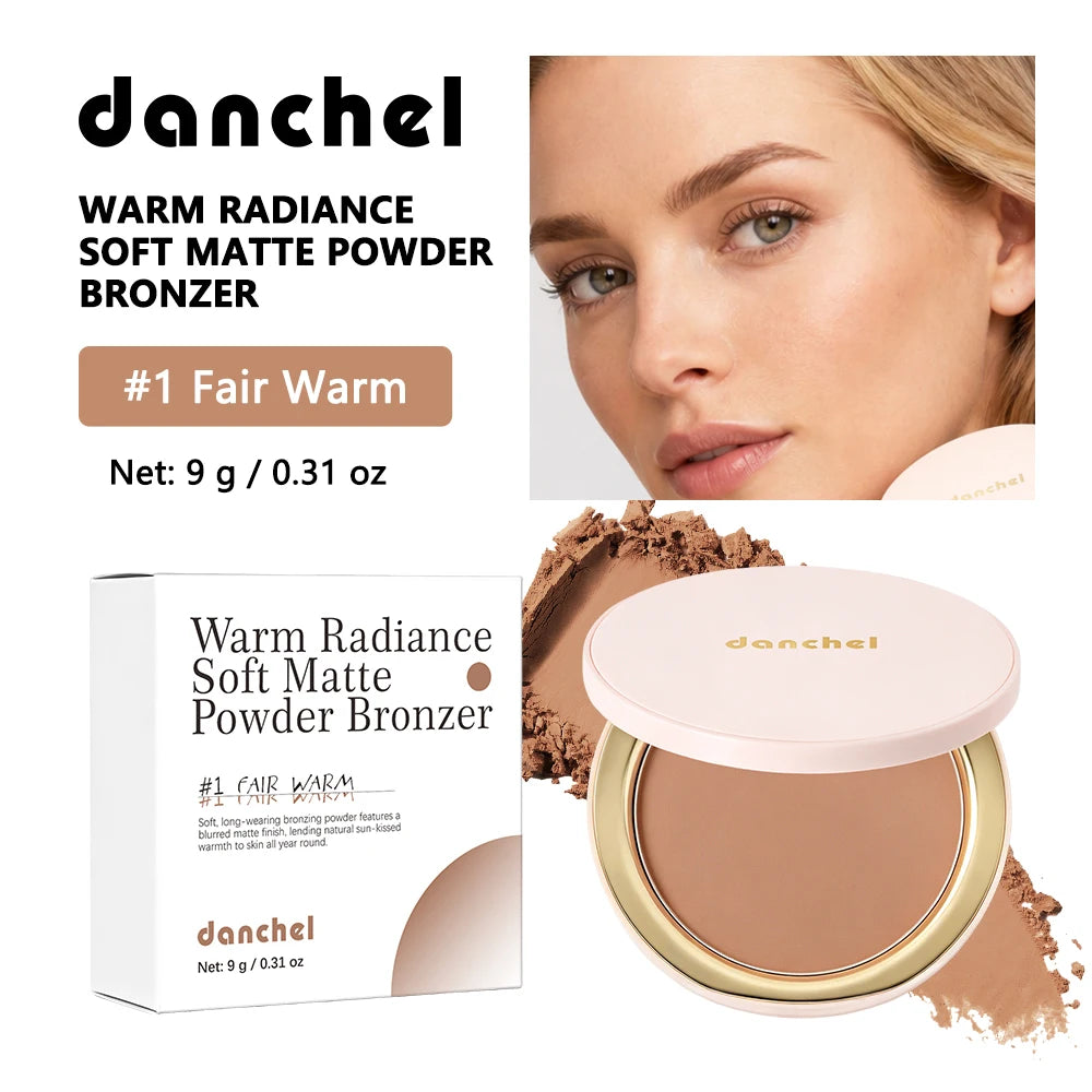 Soft Matte Bronzer Powder for Natural Contouring