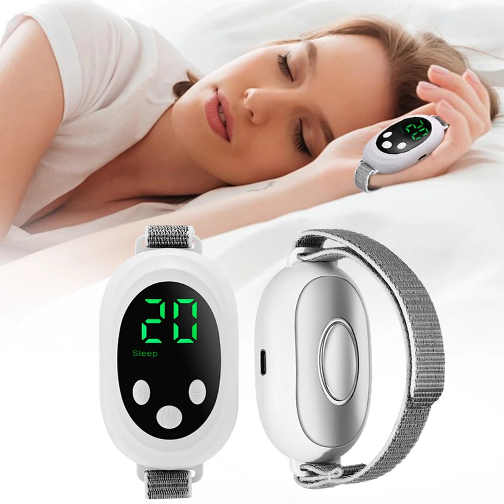 Handheld Micro-Current Sleep Aid Device for Anxiety and Stress