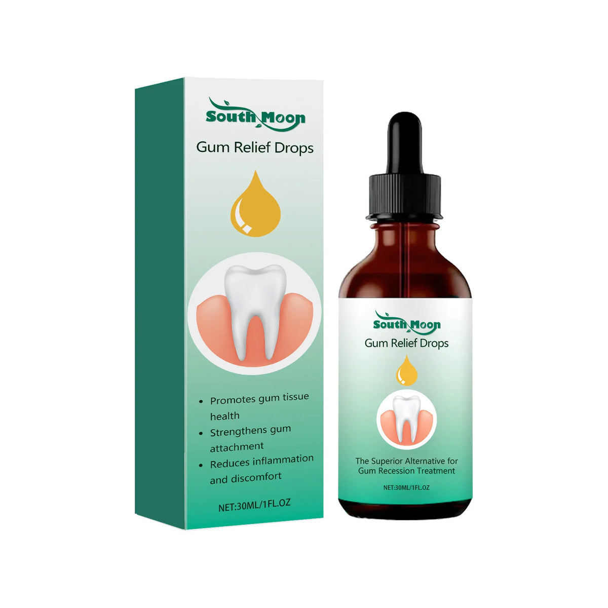 Natural Herbal Toothache and Gum Relief Drops