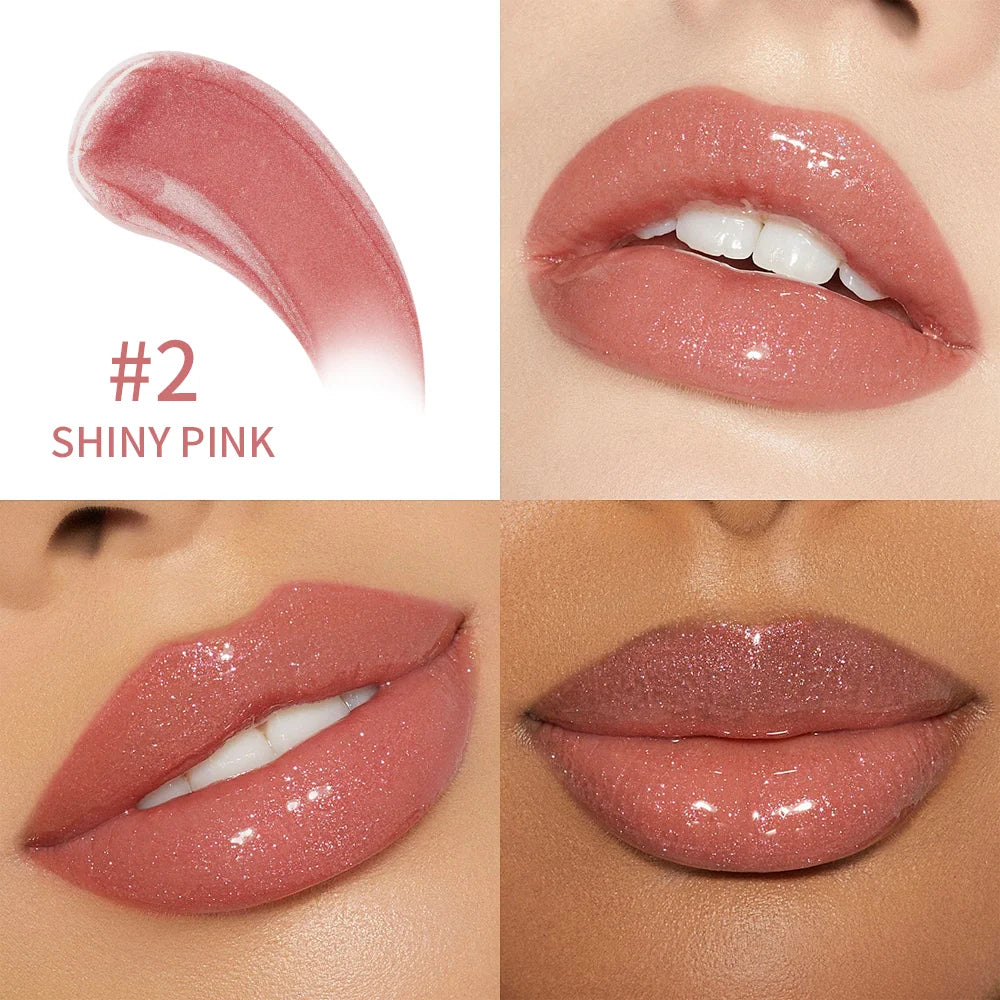 Moisturizing Shimmer Lip Gloss for Plump Hydrated Lips