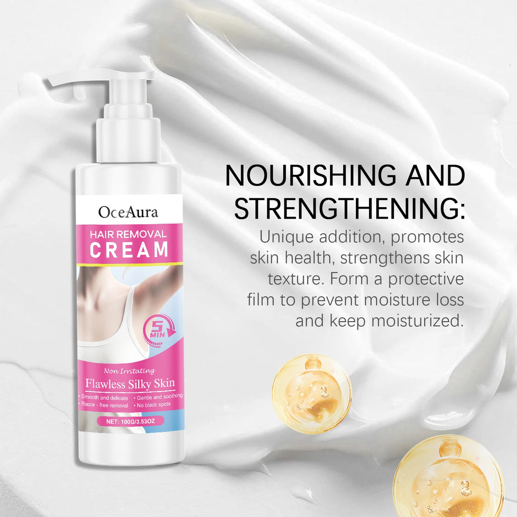 Painless Full Body Hair Removal Cream for Sensitive Skin