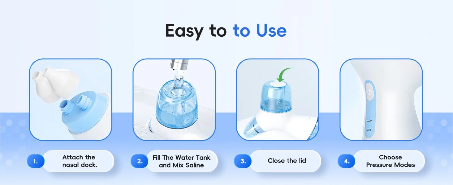 Electric Sinus Rinse Machine for Nasal Congestion Relief - 14