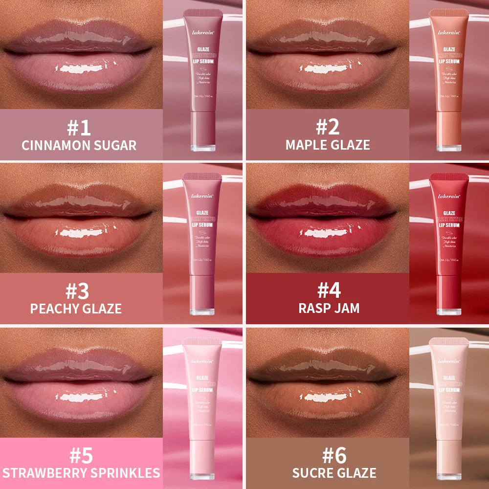 Tinted Hydrating Lip Serum for Plump Glossy Lips - 5