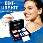 Full Mouth Cosmetic Denture Set with Hygiene Kit and Storage Case