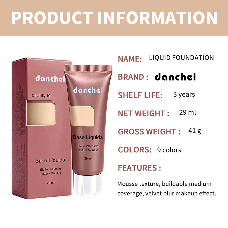 Long-Lasting Velvet Matte Liquid Foundation - 15