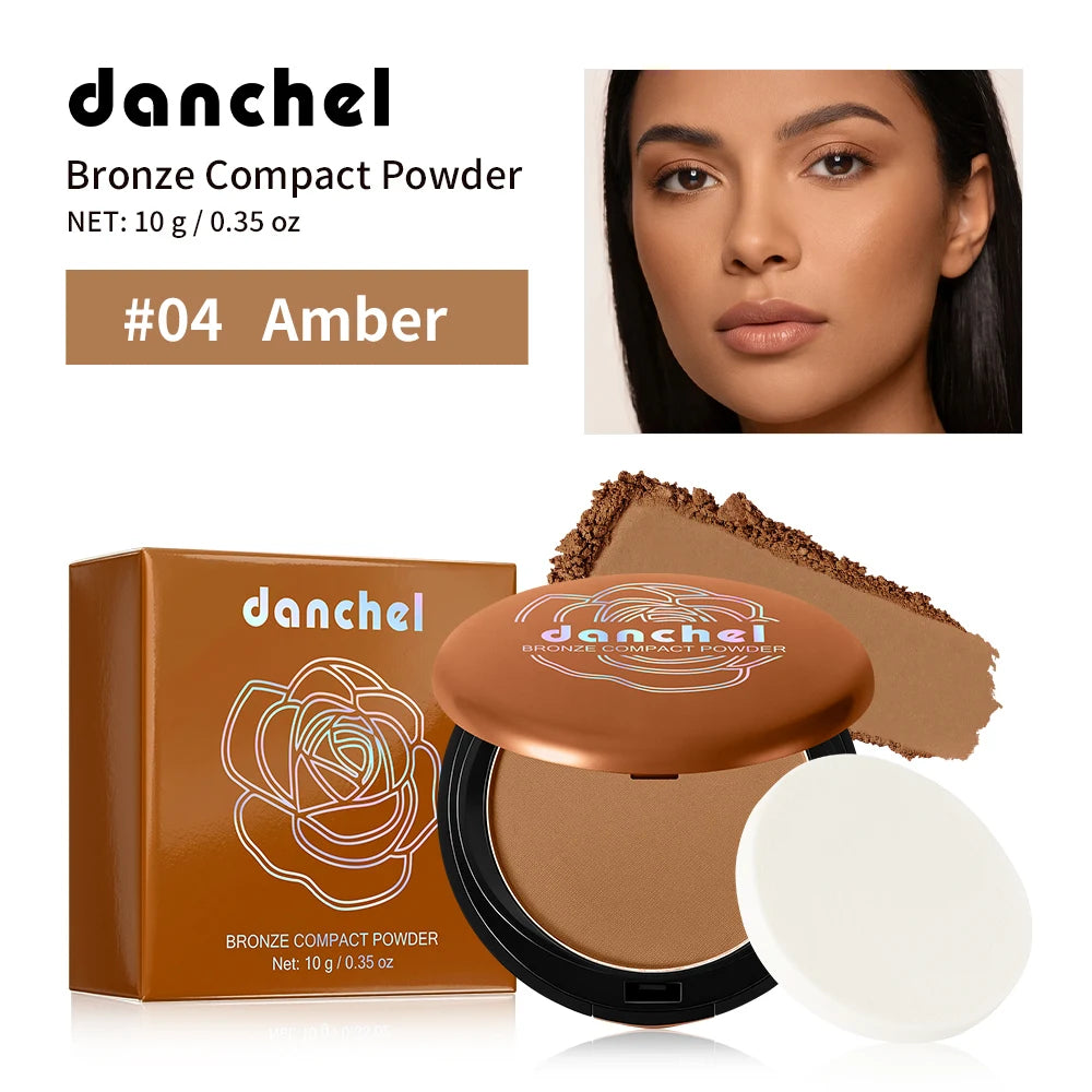 Matte Pressed Bronzer Powder for Sculpting and Face Contouring - 19