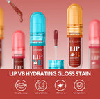 Hydrating Lip Stain and Gloss with Vitamin B12 and Coconut Water