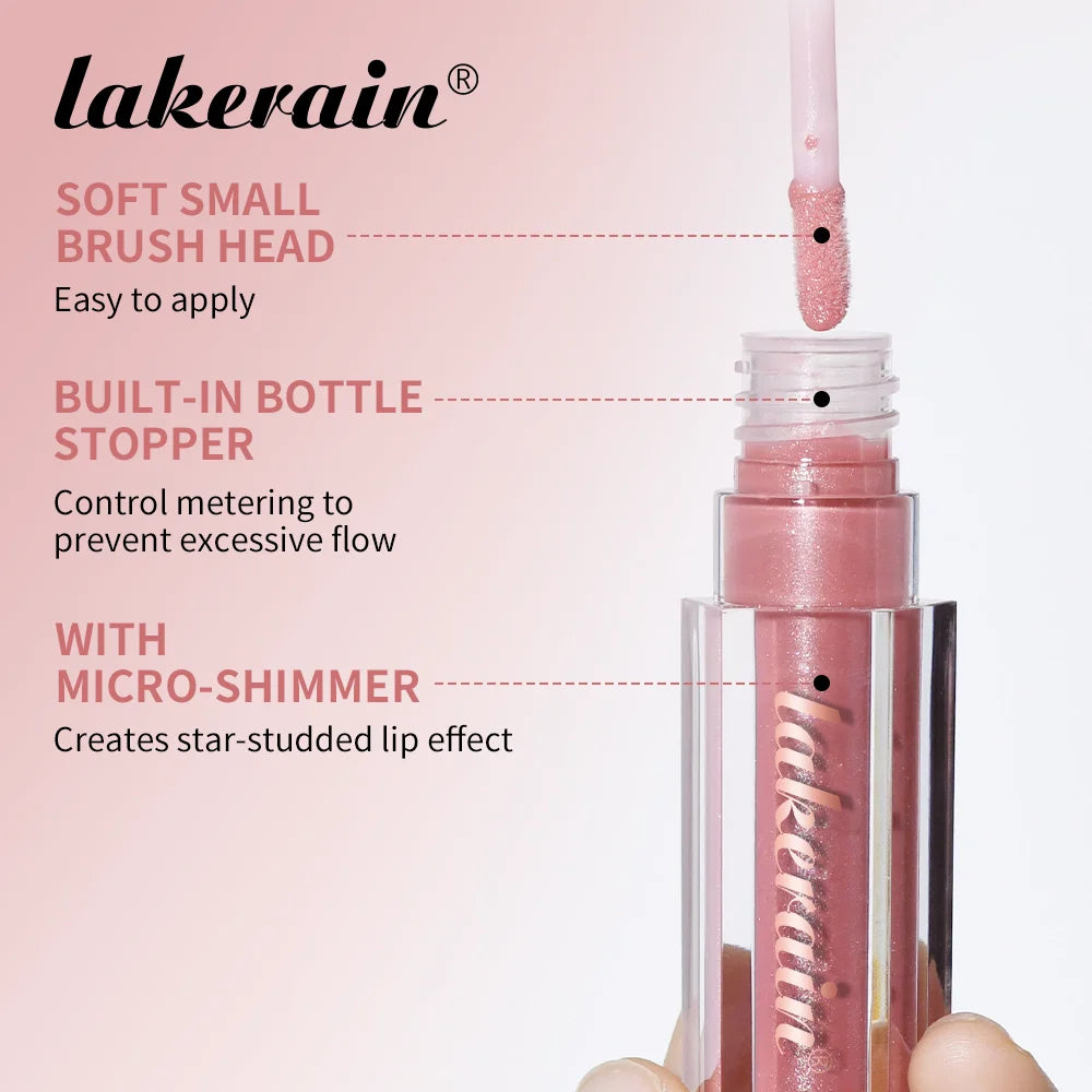 Moisturizing Shimmer Lip Gloss for Plump Hydrated Lips