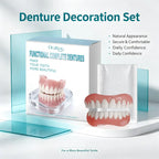 Cosmetic Denture Set for Temporary Smile Enhancement