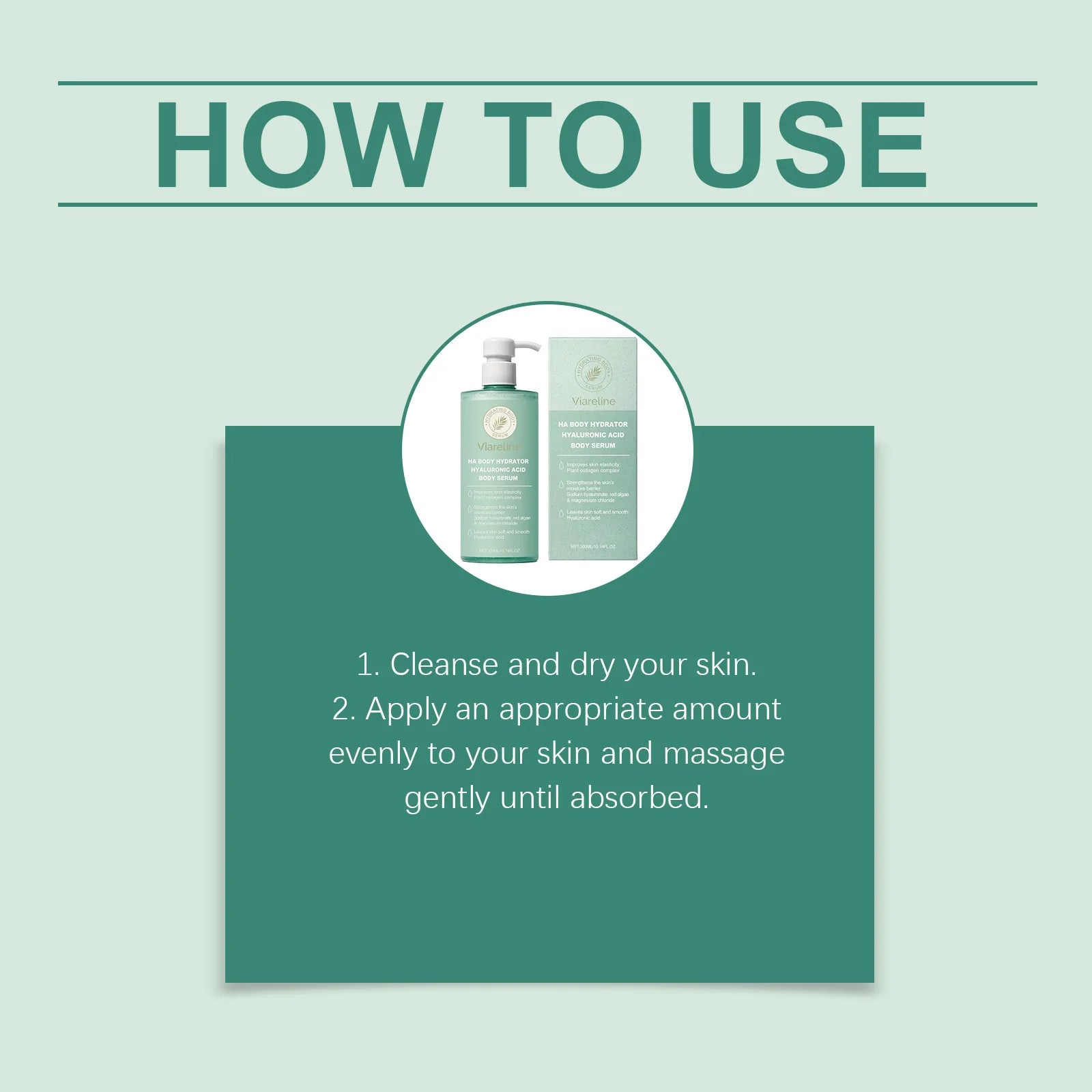 Hyaluronic Acid Hydrating Body Serum for Dry and Rough Skin - 12