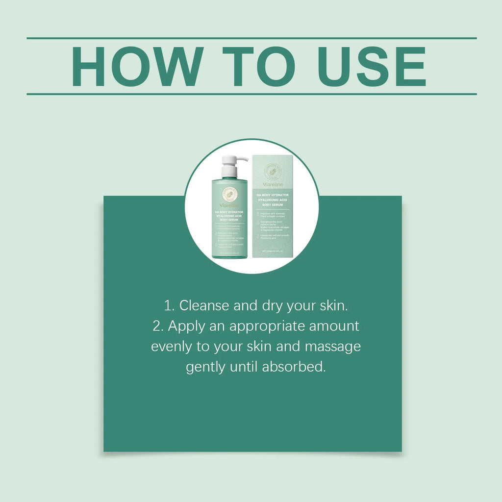 Hyaluronic Acid Hydrating Body Serum for Dry and Rough Skin