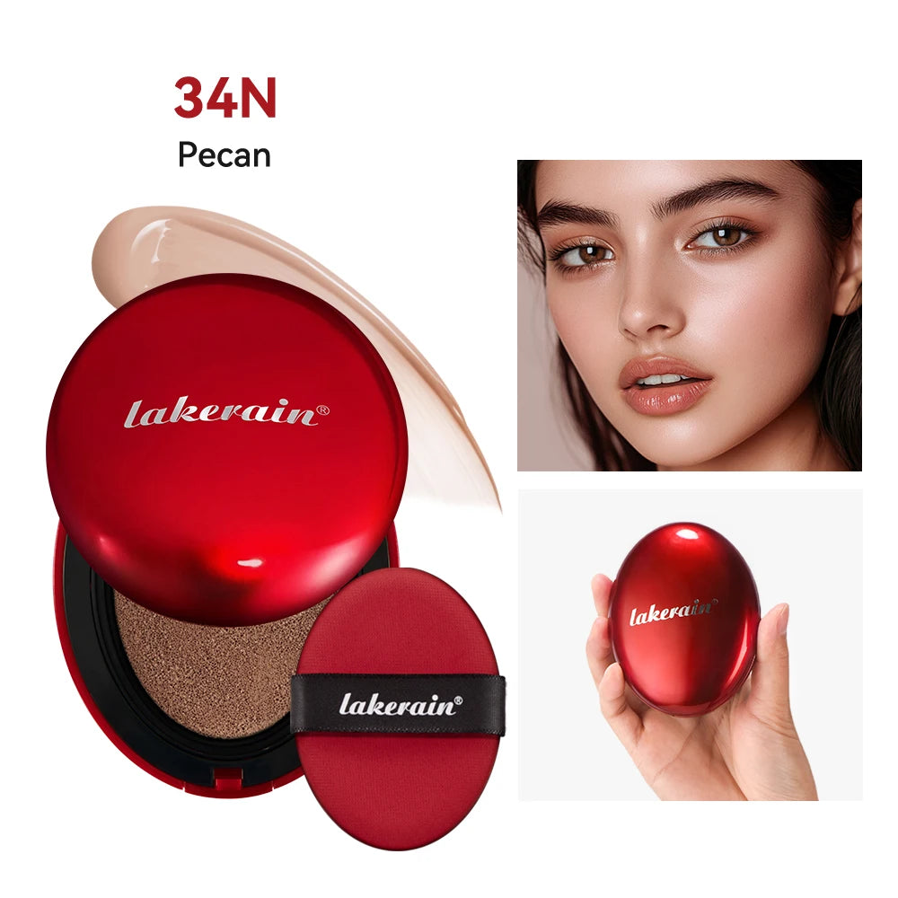 Waterproof Full Coverage Cushion Foundation with Sun Protection