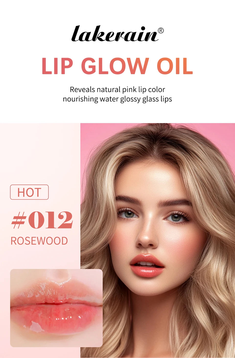 Hydrating Mirror-Finish Lip Glow Oil for Nourished, Shiny Lips