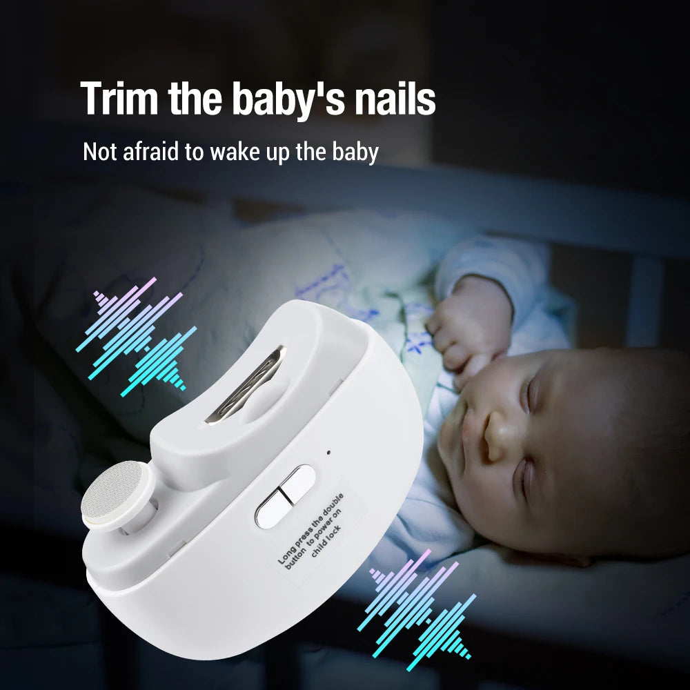 Automatic Electric Nail Trimmer with LED Light