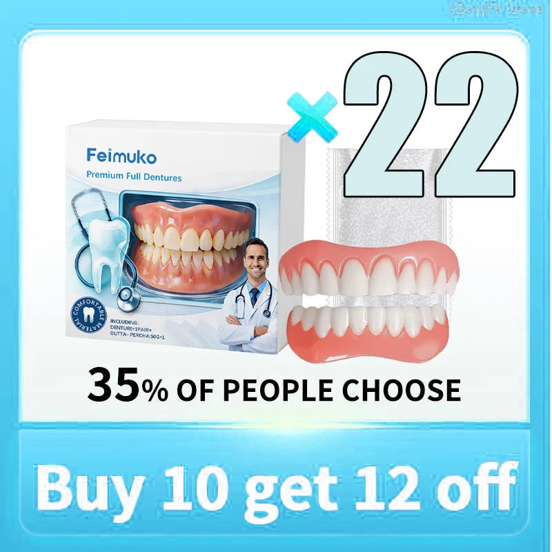 Adjustable Snap-On Cosmetic Dentures for Instant Smile Correction - 10