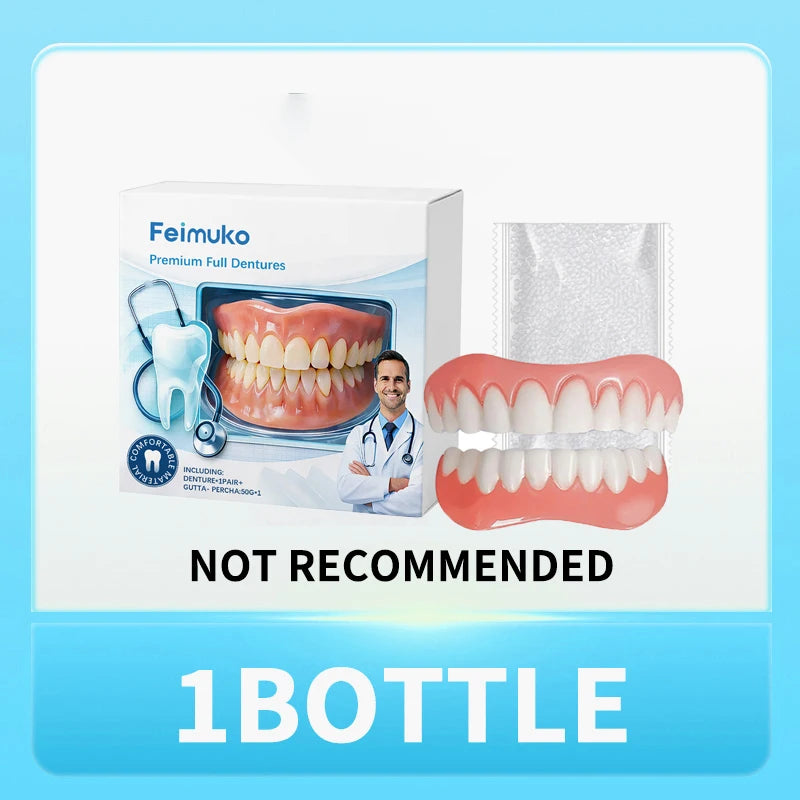 Adjustable Snap-On Cosmetic Dentures for Instant Smile Correction