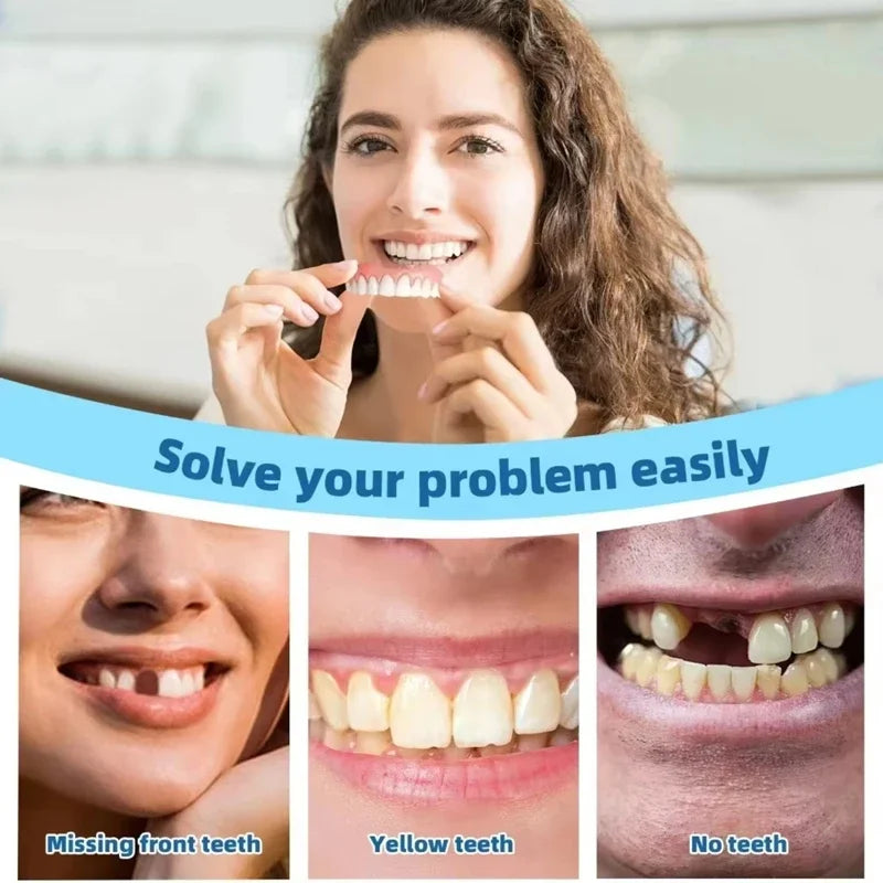 Comfortable Silicone Cosmetic Smile Enhancer Dentures