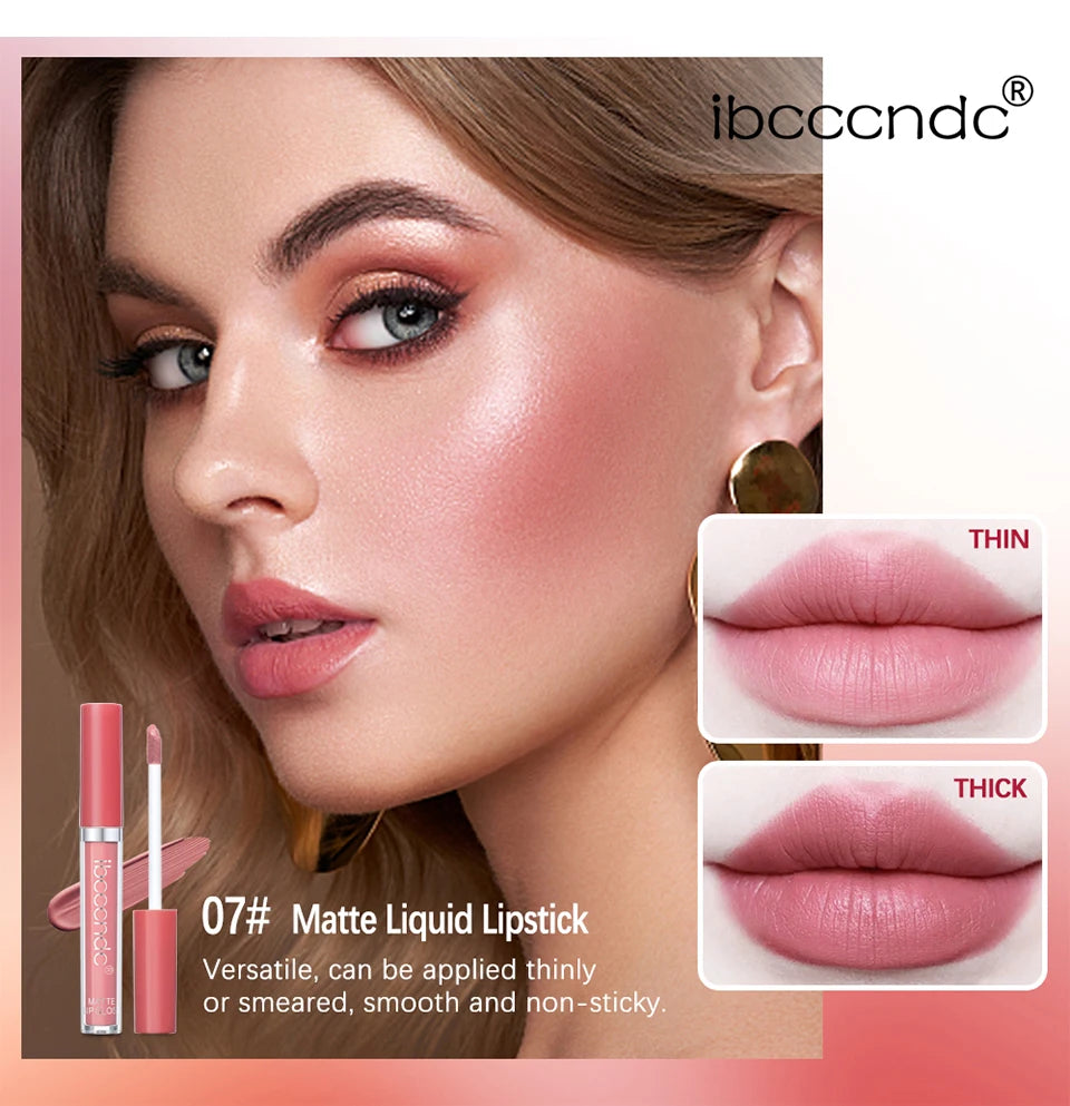 Waterproof Matte Liquid Lipstick - 13