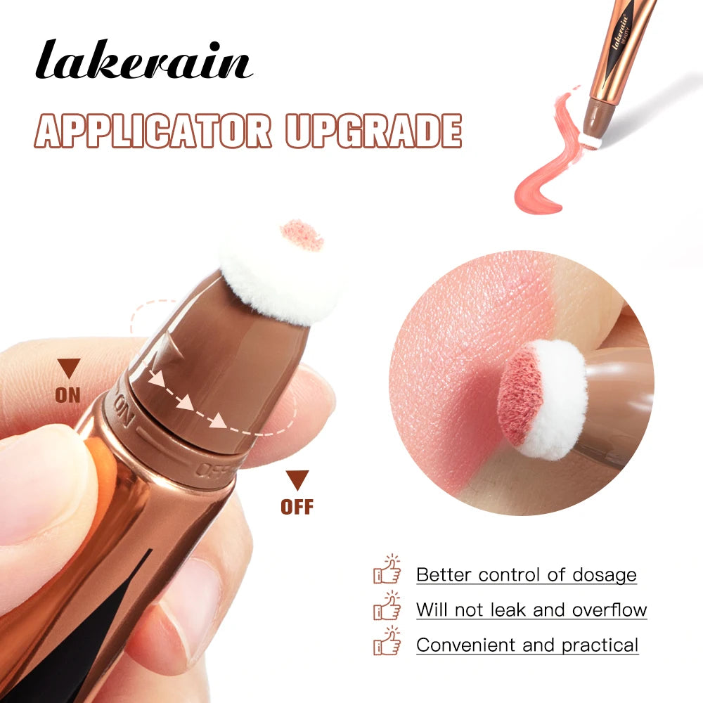 Liquid Face Contour and Highlighter Wand with Cushion Applicator - 6