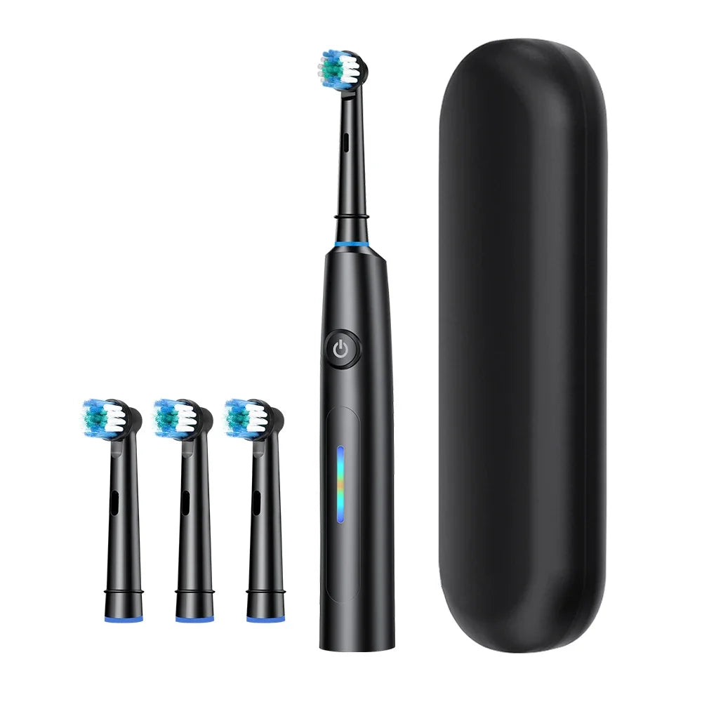 3D Rotating Electric Toothbrush for Adults with 5 Cleaning Modes