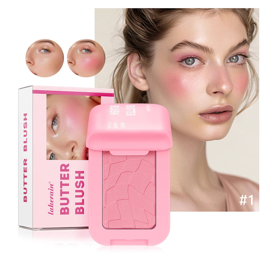 Long-Lasting Waterproof Cream Powder Blush - 10