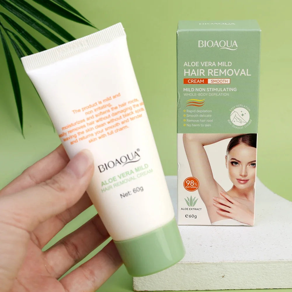 Painless Gentle Hair Removal Cream for Sensitive Skin