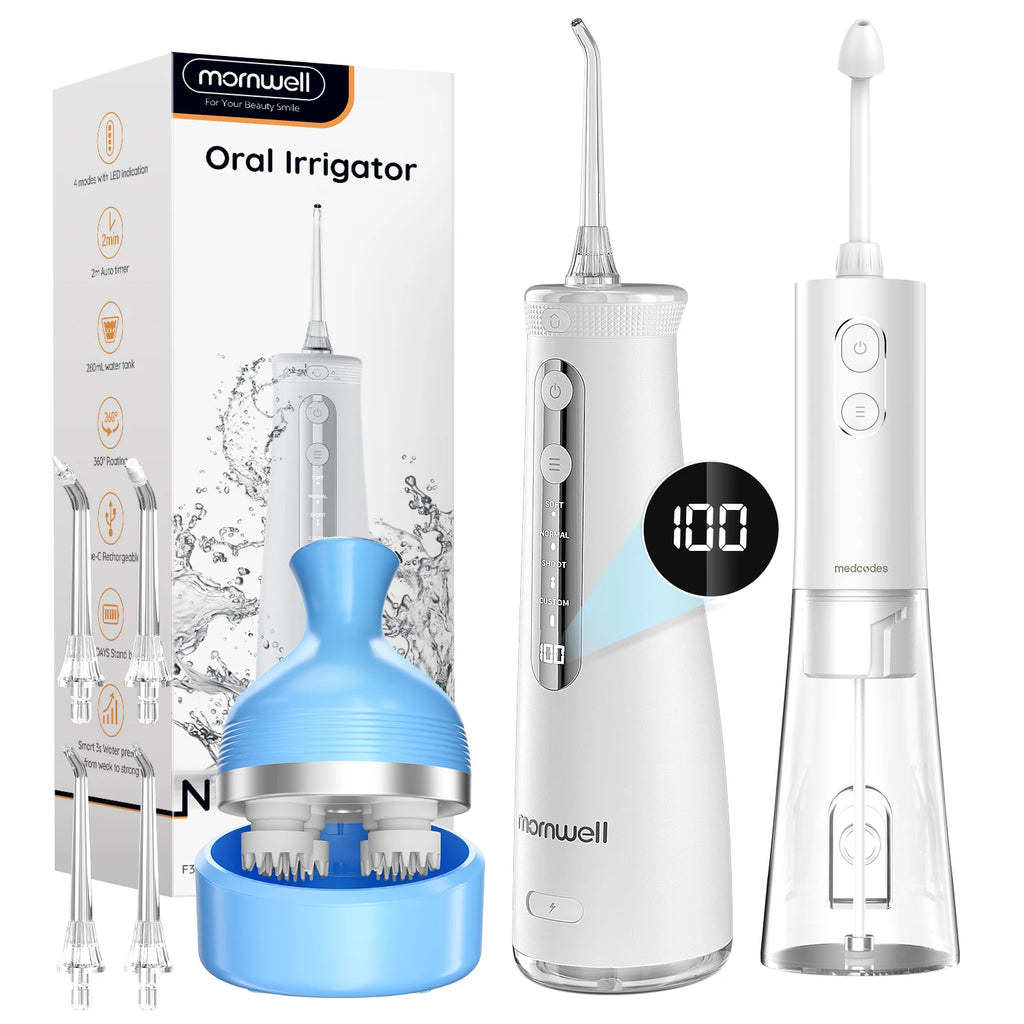 Water Flosser and Scalp Massager Combo Set