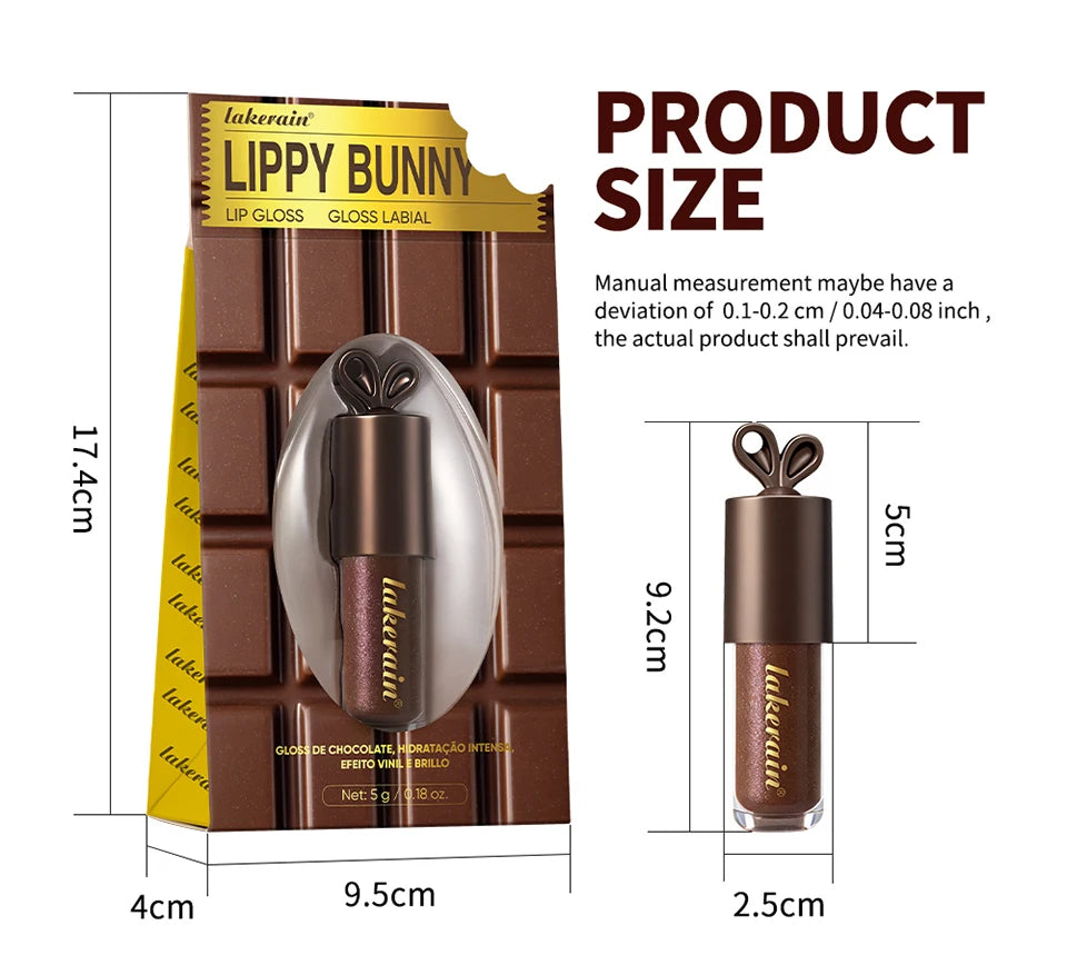 Deep Moisturizing Chocolate Shimmer Lip Gloss