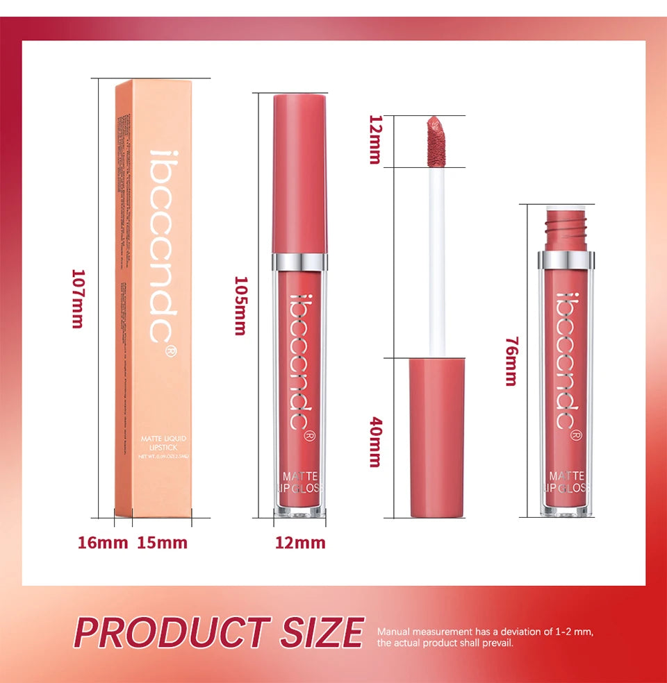 Waterproof Matte Liquid Lipstick