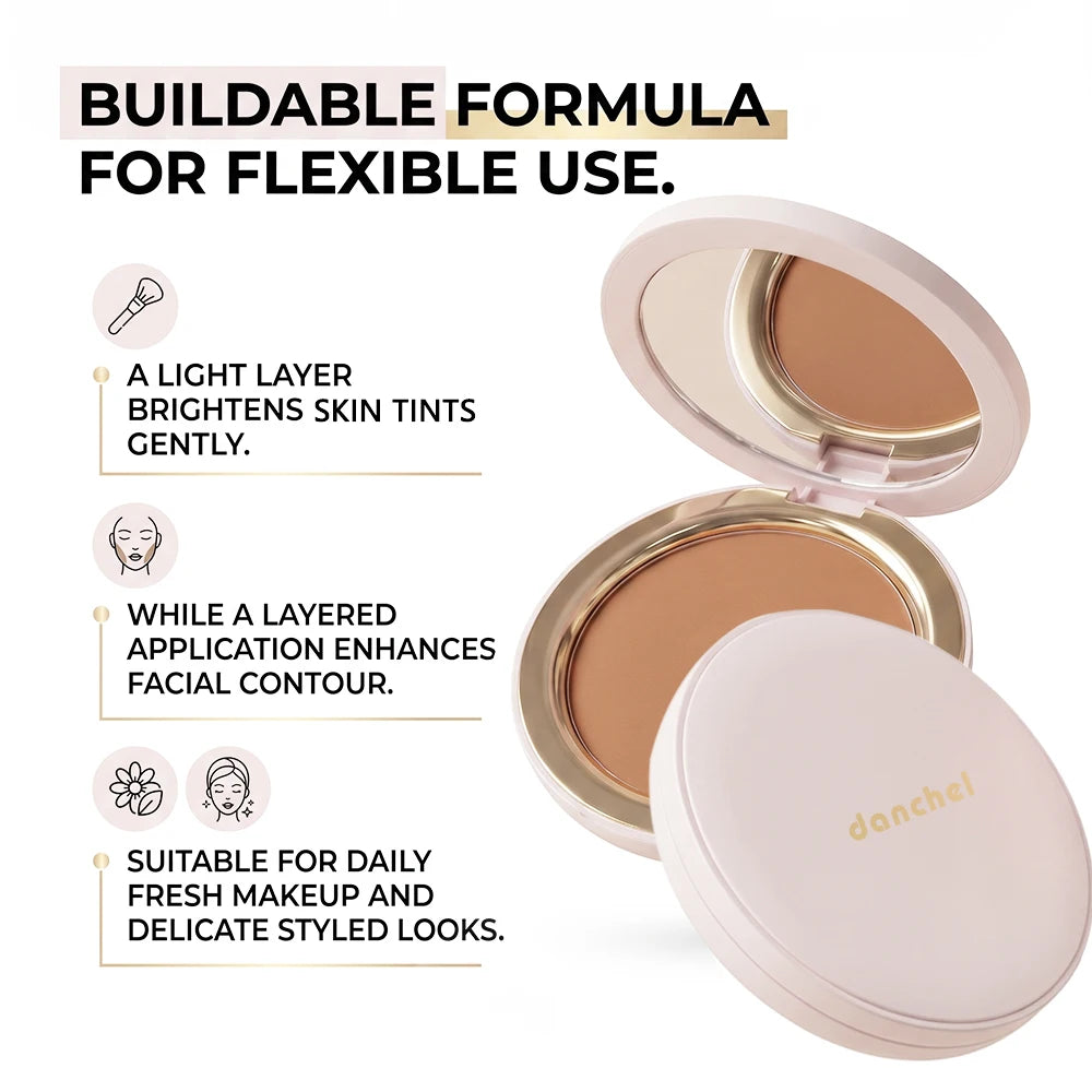 Soft Matte Bronzer Powder for Natural Contouring