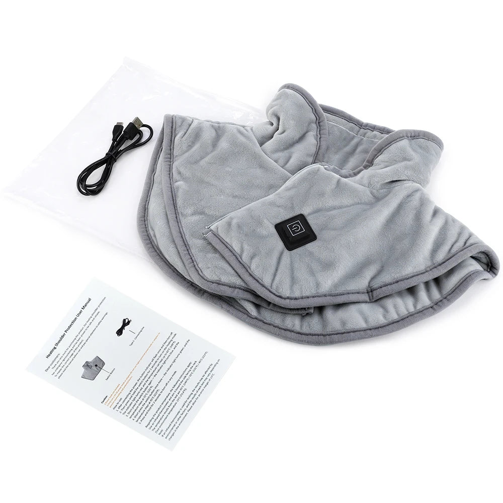 USB Electric Heated Shoulder and Neck Heating Pad