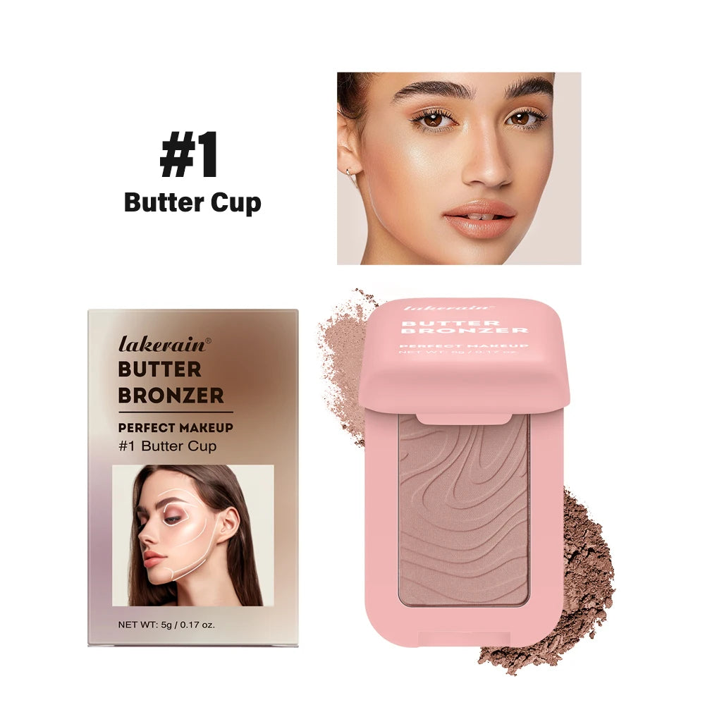 Long-Lasting Waterproof Matte Contouring Bronzer Powder