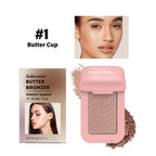 Long-Lasting Waterproof Matte Contouring Bronzer Powder