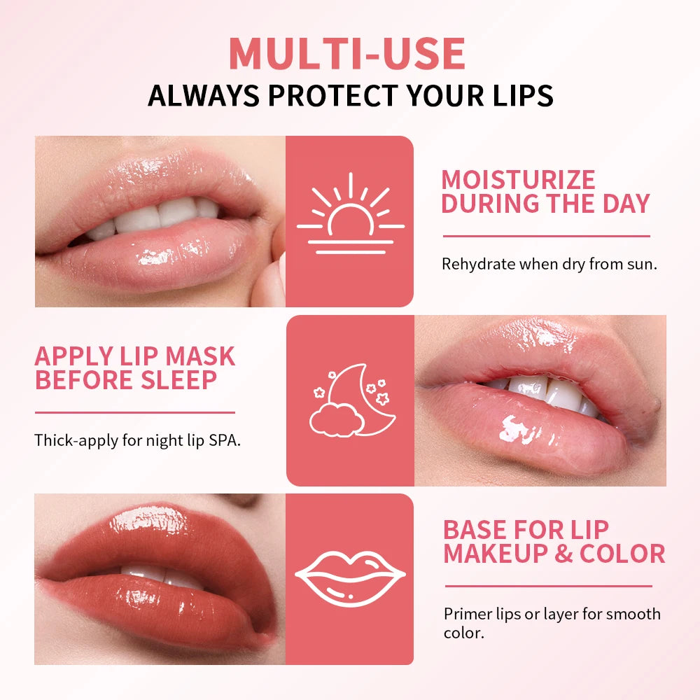 Moisturizing Lip Oil Serum for Hydrated Smooth Lips