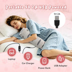 USB Heated Cat Plush Pillow for Pain Relief and Relaxation