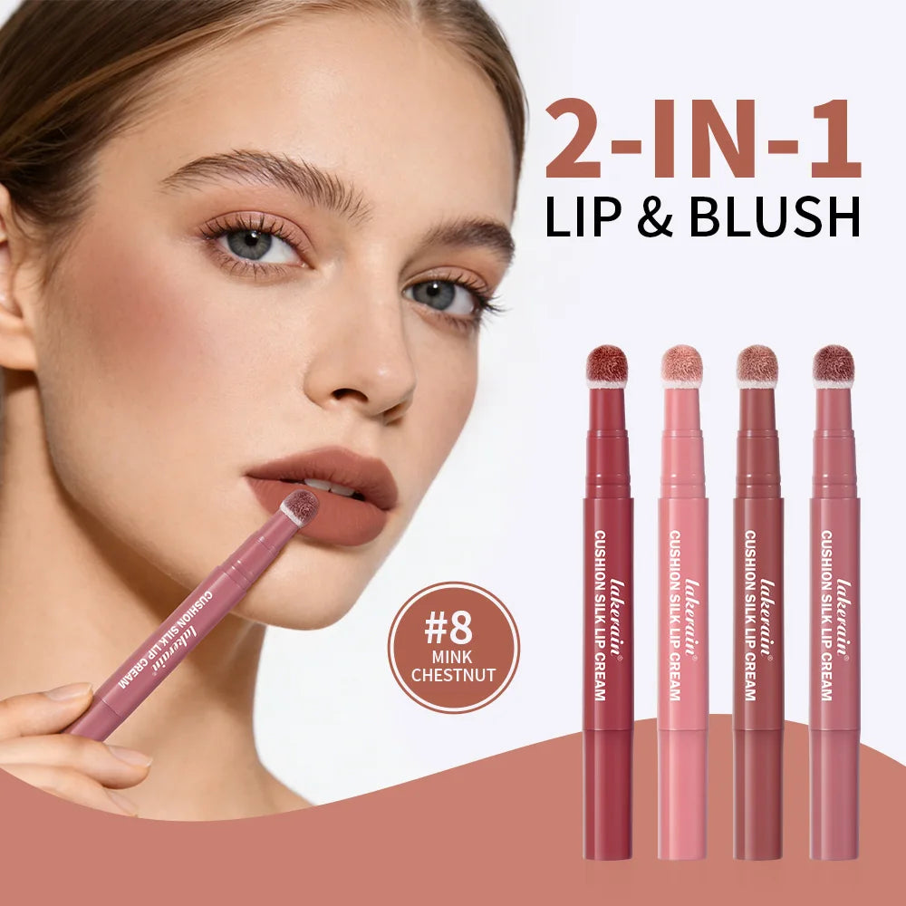 2-in-1 Air Cushion Lip Cream and Blush - 1