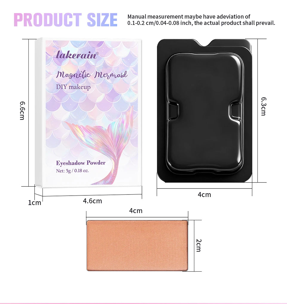 Waterproof Magnetic Eyeshadow Palette Refill - 16