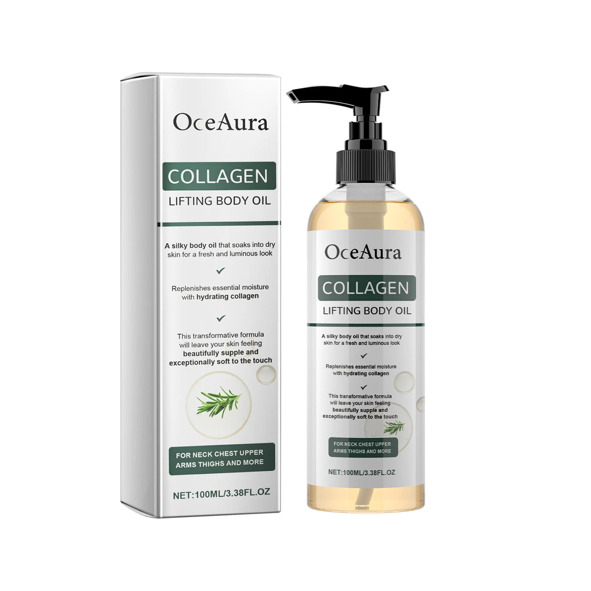 Collagen Body Firming and Hydrating Massage Oil