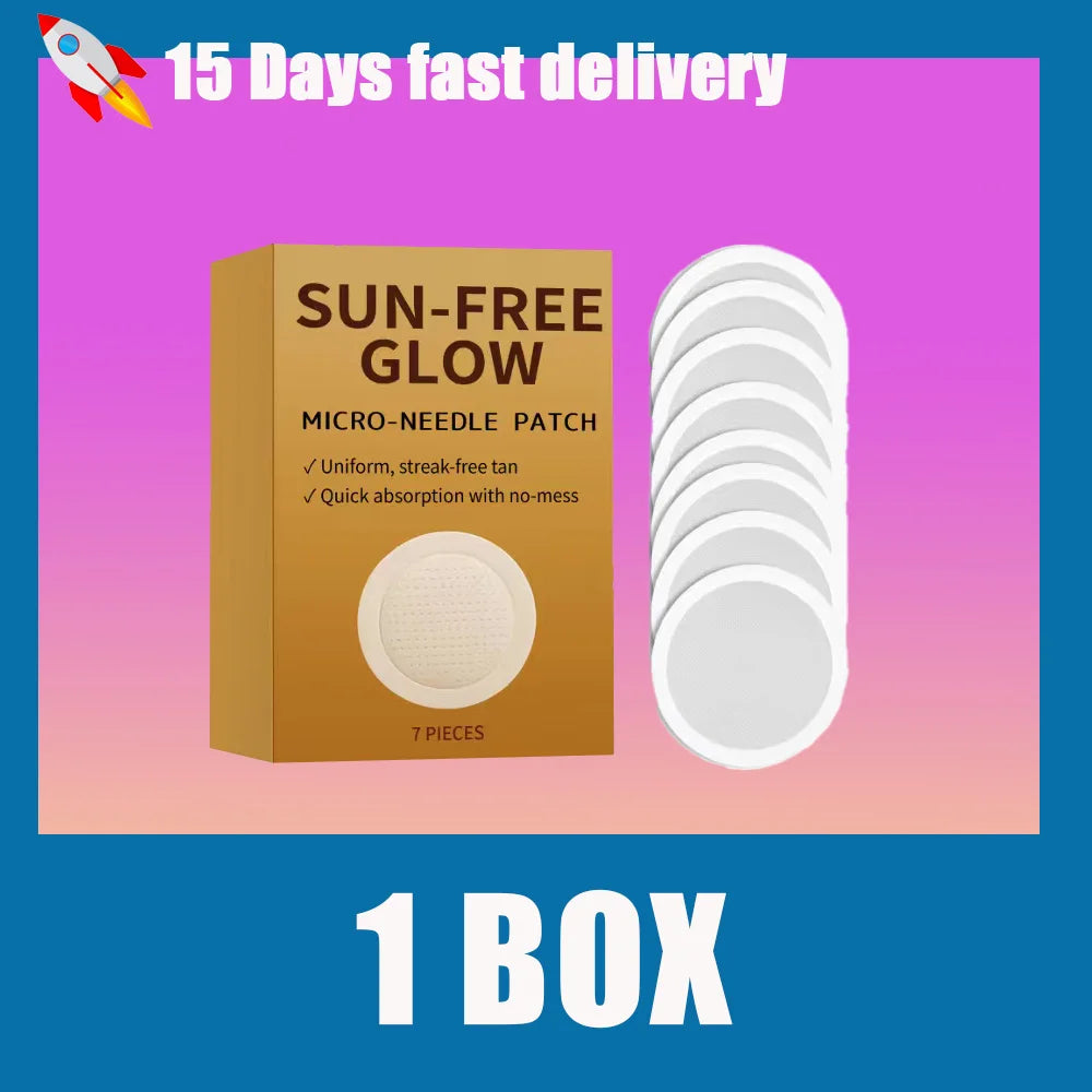 Sun-Free Tanning Microdart Patches for Natural Bronze Glow