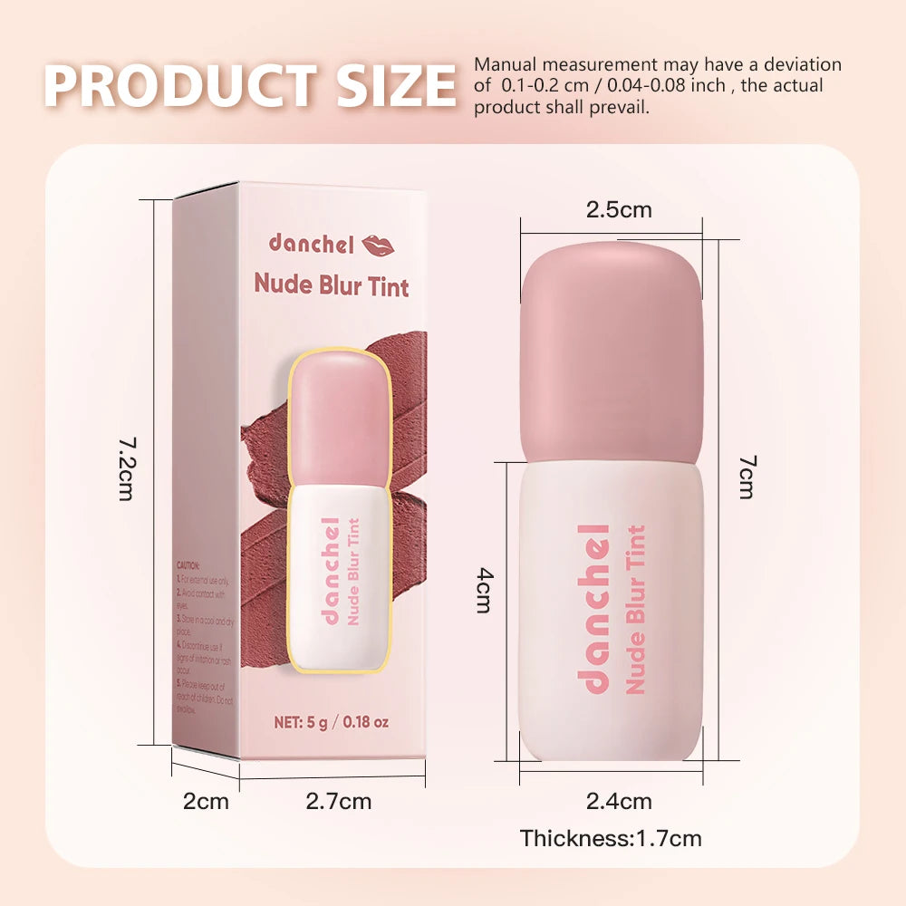 Velvet Matte 2-in-1 Lip and Cheek Tint for Soft Natural Finish