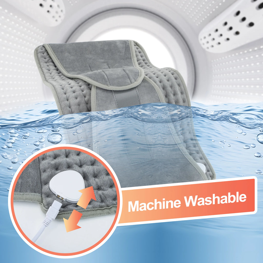 Electric Heating Pad with Adjustable Temperature and Timer