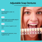 Adjustable Snap-On Dentures for Missing Teeth Repair