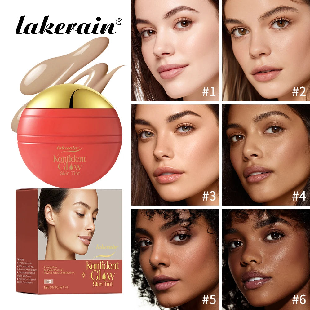Buildable Glow Skin Tint Foundation for Radiant Coverage - 1