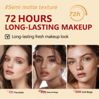 Long-Lasting Semi-Matte Cushion Foundation with Sun Protection