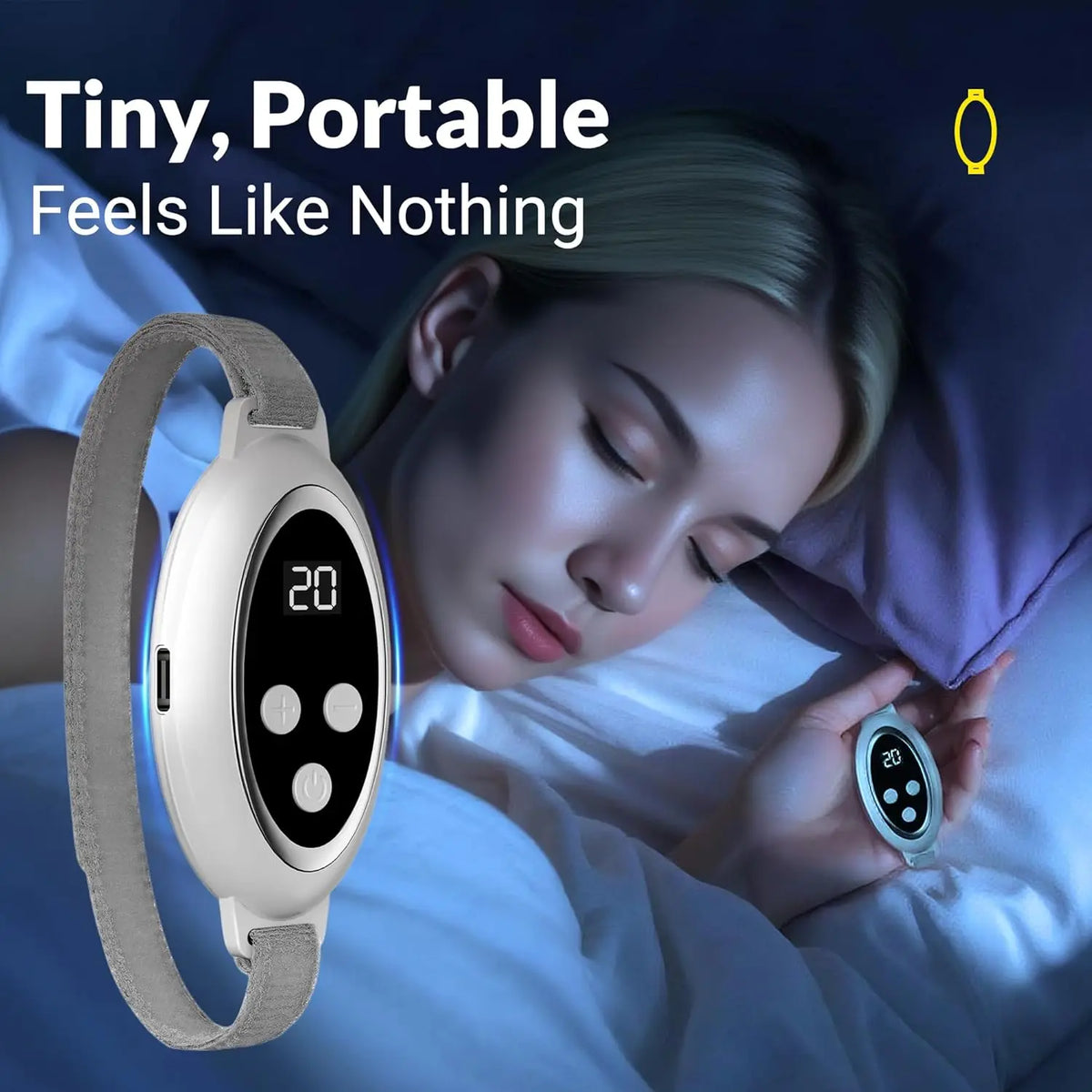 Handheld Microcurrent Sleep Aid and Anxiety Relief Device