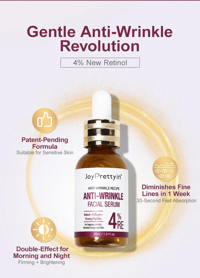 Anti-Wrinkle Retinol Facial Serum for Smooth & Firm Skin